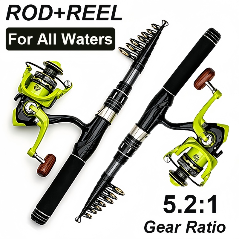 Fishing Rod Spinning - Döner Mekanizmalı Olta ve Makara Seti,