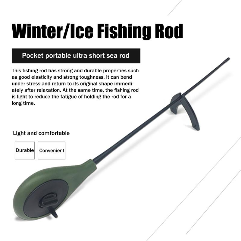 Sıcak Fırsat 2 Adet Taşınabili - Fishing Rod Ice incelemesi ve fiyatı