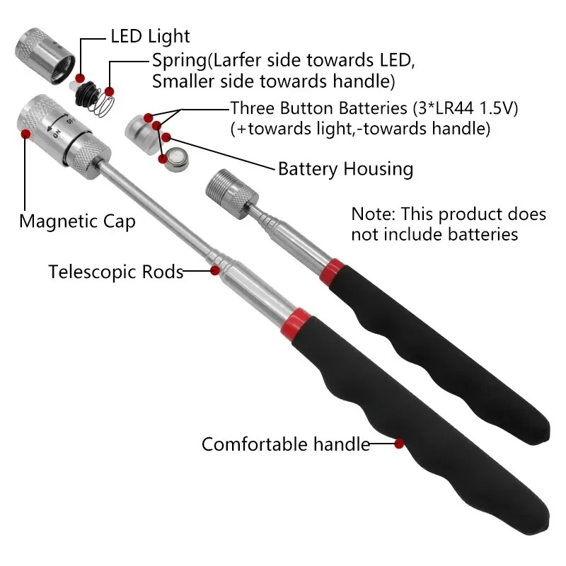 Teleskopik Manyetik Kalem LED  - Fishing Rod Telescopic incelemesi ve fiyatı